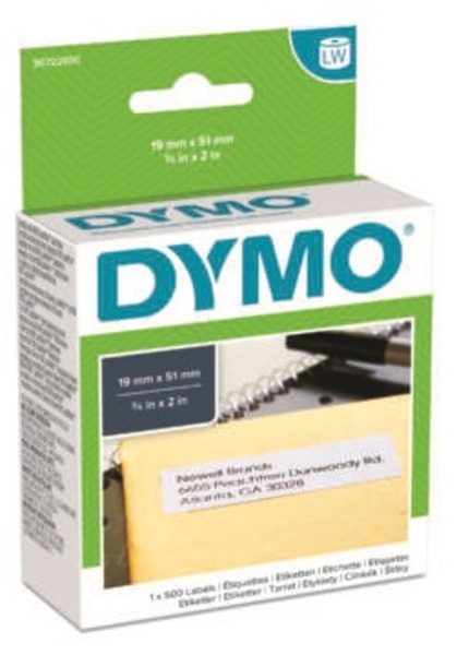 Etikett címke 19x51 mm multifunkciós, tekercses Dymo "LabelWriter"