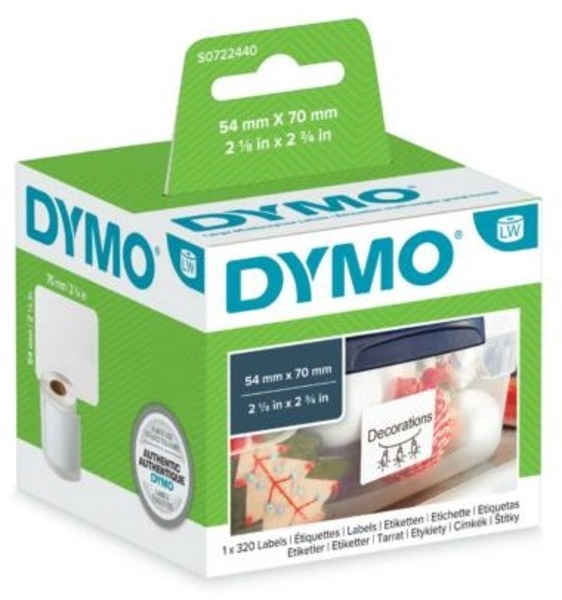 Etikett címke 70x54 mm tekercses Dymo "LabelWriter"