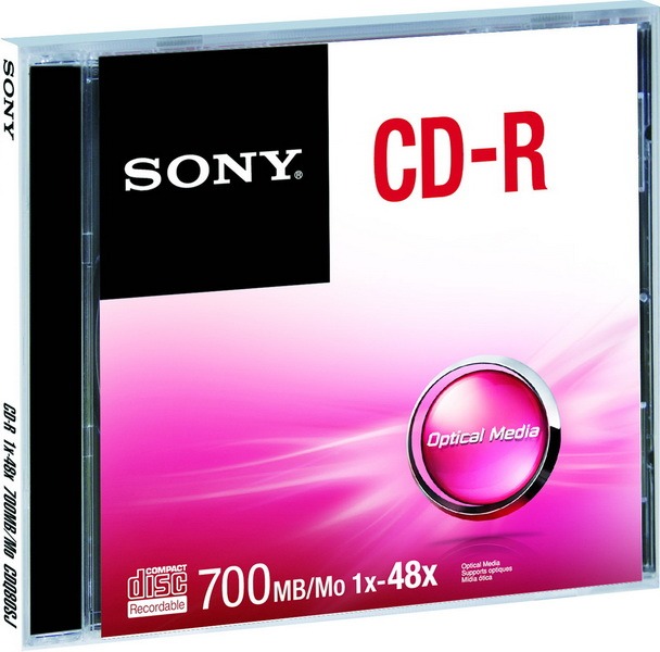 CD-R 700 MB 48x, vékony tokos Sony