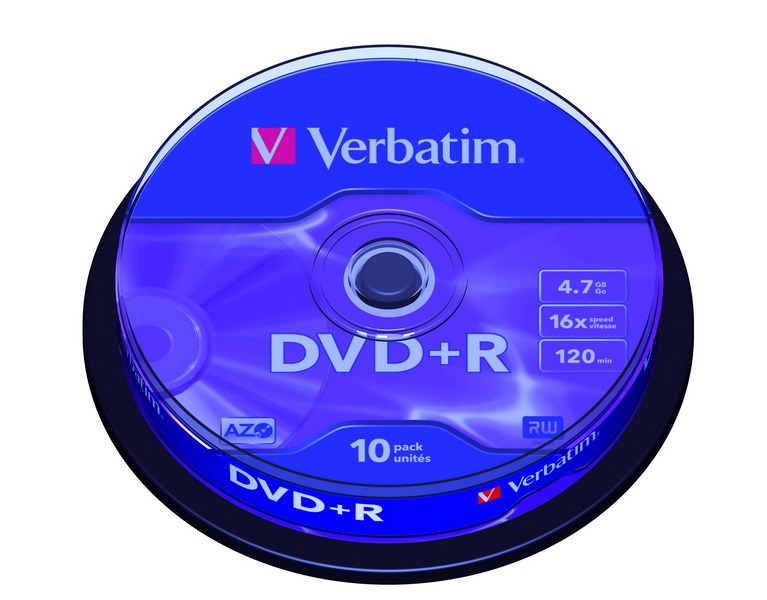 DVD+R VERBATIM 16X hengeren