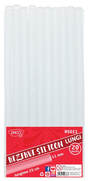 Ragasztópisztoly betét 11x250 mm 20 db/csomag Daco