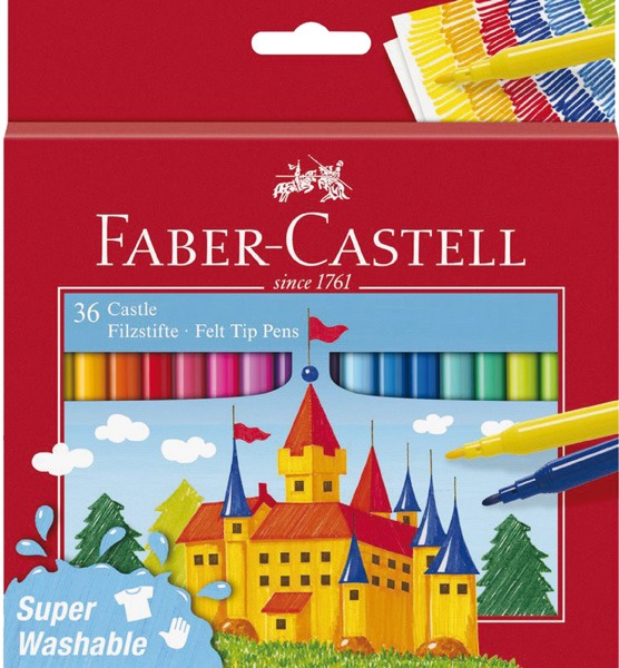 Filctoll készlet 1 mm Faber-Castell 36 szín