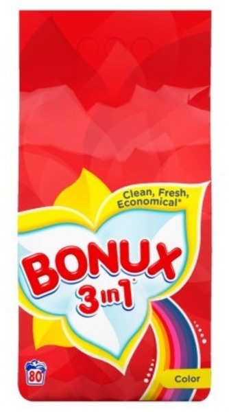 Mosópor 6 kg színes ruhákhoz Bonux "Color"