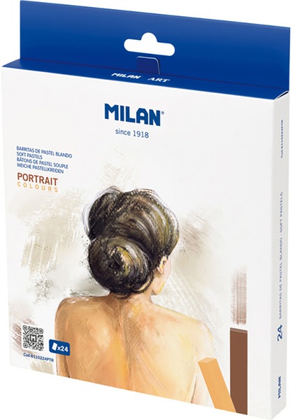 Porpasztell Milan 24 portré szín