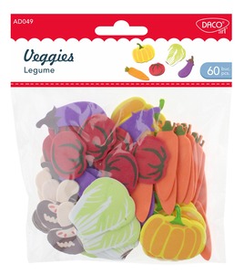 Dekorgumi forma, zöldségek Daco "Veggies"