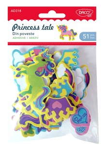 Dekorgumi forma, vegyes formák Daco "Princess tale"