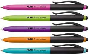 Golyóstoll 1 mm Milan P1 "Stylus" Colours kék