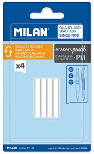 Pótradír 4 db/bliszter Milan PL1/"Capsule" Slim