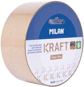 Ragasztószalag papír 50 mm x 50 m Milan kraft