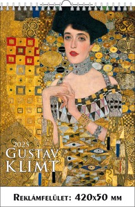 Falinaptár 42x56 cm spirálozott SG "Gustav Klimt"