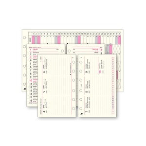 Kalendárium betét, heti tervező  Saturnus "S" chamois