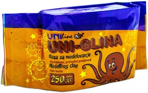 Modellező gyurma 250 g Octopus agyagszín