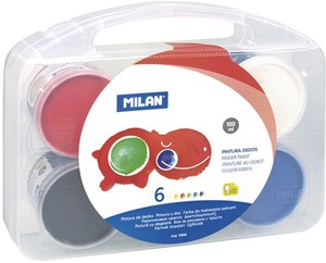 Ujjfesték 100 ml Milan 6 alap szín