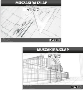 Műszaki rajzlap PAX  A3/190g