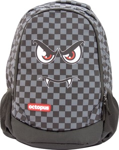 Iskolai hátizsák 20 L ergonomikus, kulacstartóval Octopus "Vampire"