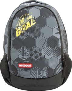 Iskolai hátizsák 20 L ergonomikus, kulacstartóval Octopus "Oh my Goal"
