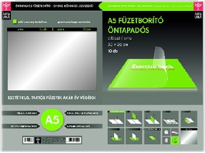 Füzetborító A/5 öntapadó, 10 db/csomag Ars Una víztiszta