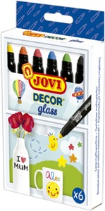 Filctoll készlet üvegre Jovi "Glass" 6 szín